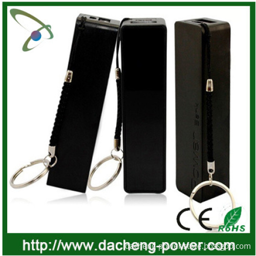 Factory wholesale 2600mah power bank with Keychain
